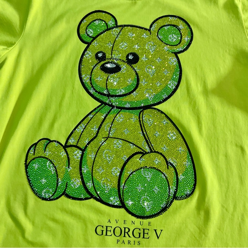 Avenue George V Paris Men's T-Shirt Size Large Used Good Condition - Picture 6 of 9